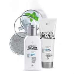 LR Microsilver Plus Séria starostlivosti o ruky 75 ml + 75 ml